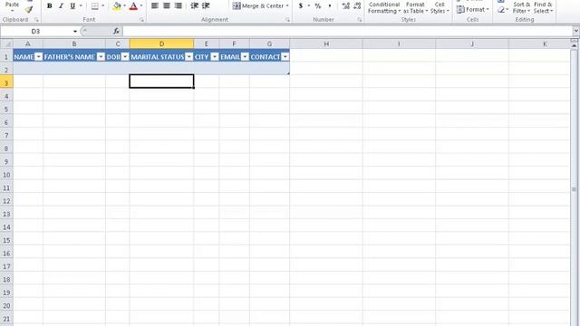 How to create Data entry form in Microsoft Excel Urdu Hindi смотреть онлайн