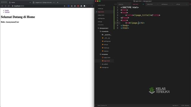 Belajar Django #54 - Autentifikasi User, Login dan Logout смотреть онлайн