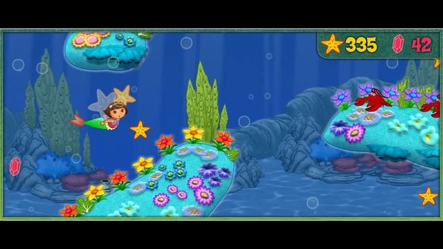 Dora the Explorer™: Dora's Mermaid Adventure 2 (Flash) - Full Game HD Walkthrough - No Commentary смотреть онлайн