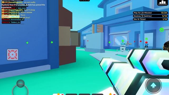 Roblox Big Paintball over powered party gun before..... смотреть онлайн