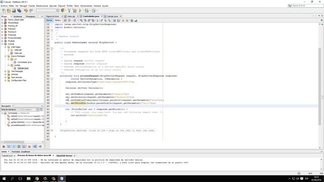 Formulario Básico con JSP Y SERVLETS смотреть онлайн
