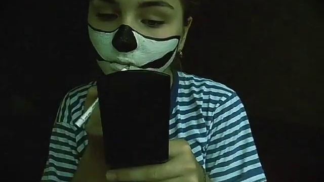 Skeleton |....Makeup for Halloween|....Скелет|....Грим на Хэллоуин|.... смотреть онлайн