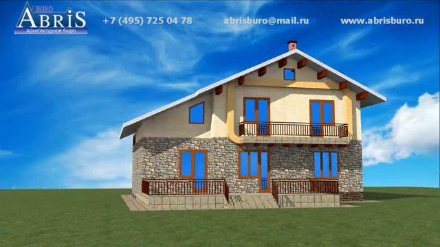 K2127-227 Проект 2-х этажного коттеджа гаражом, балконами, террасой и джакузи смотреть онлайн