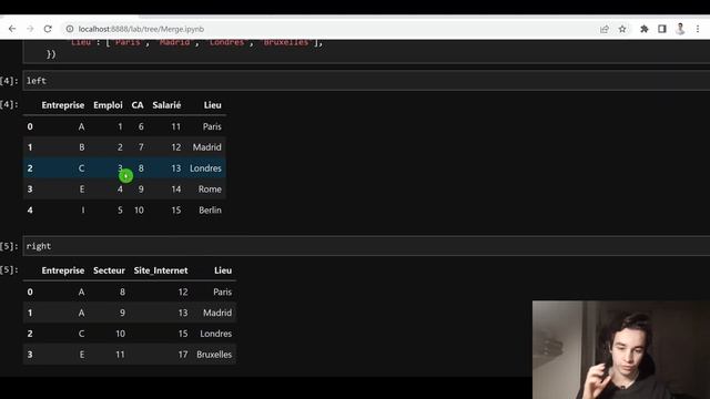 Comment Combiner des DataFrames sur Pandas | Merge & Concat смотреть онлайн