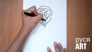 Как нарисовать MR.Бина/ How to draw Mister Bin