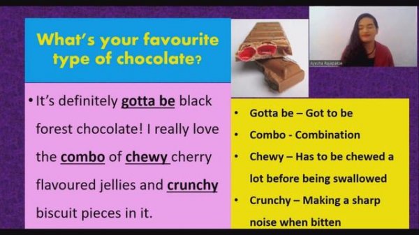 IELTS Speaking Test - Part One | Chocolate