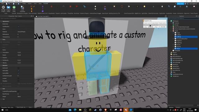 Roblox Studio: How to rig a character смотреть онлайн