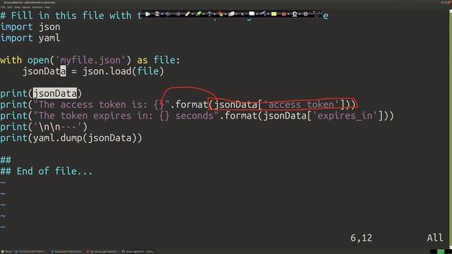 AACC - Spring 2023 - CTS-233-400 - DEVASC 200-901: Lab 3.6.6 - Part #3 Parse Data Types (JSON) смотреть онлайн
