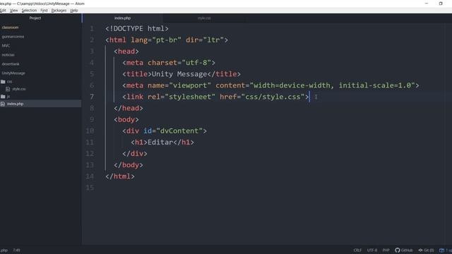 Requisições WEB com Unity e PHP - Criando a interface смотреть онлайн