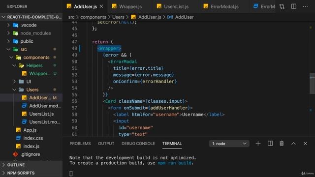 064 Creating a Wrapper Component смотреть онлайн