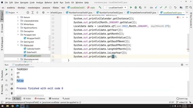 119 - Classes Utilitárias - LocalDate смотреть онлайн