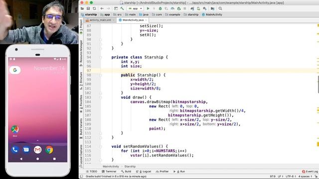 Android Studio move starship смотреть онлайн