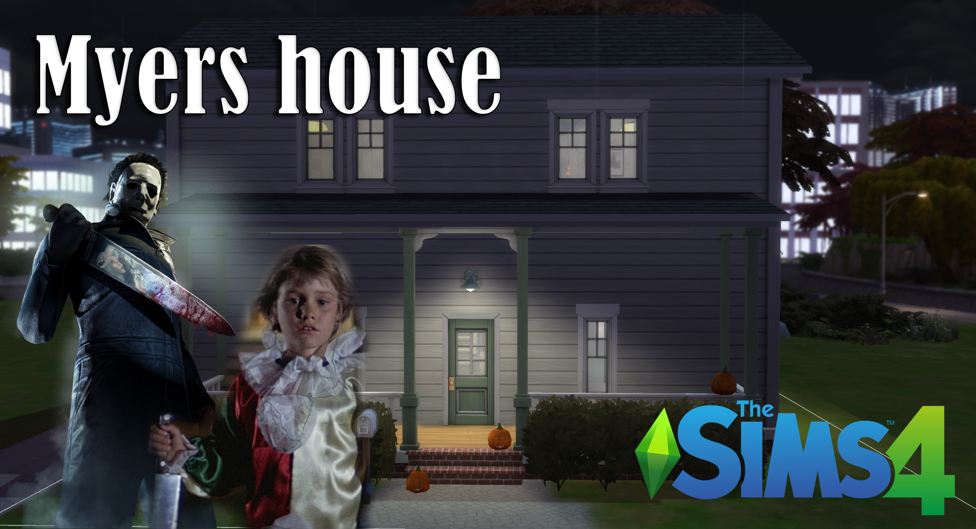 Дом Майкла Маерса [noCC] | Myers House | The Sims 4