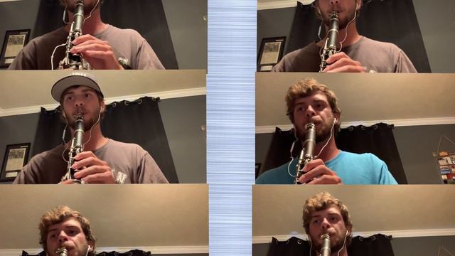 Mrs. Robinson Clarinet Choir Cover смотреть онлайн