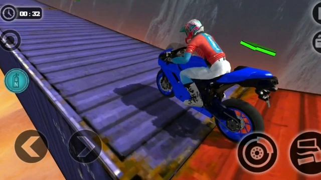 Impossible Motor Bike Tracks Game 3D - Motorcycle Racing Gameplay #2 смотреть онлайн