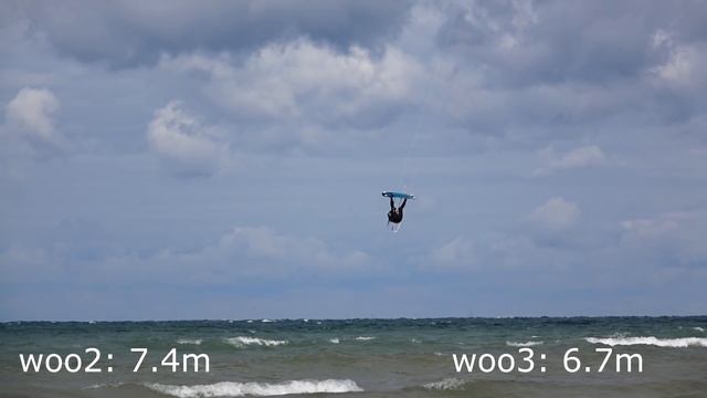 WOO 3 Jumps Higher than WOO 2? Kiteboarding Sensor Review смотреть онлайн