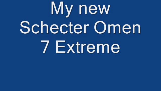 Schecter Omen 7 Extreme test :) смотреть онлайн