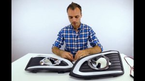 ДХО для Chevrolet Captiva 2014-2016. Ходовые огни Шевроле Каптива.