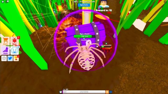 ARANHA ESQUELETO | Roblox - Little World смотреть онлайн