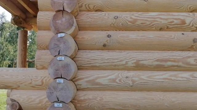 Пескоструйная очистка оцилиндрованного бревна смотреть онлайн