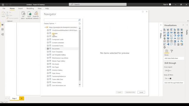 How to connect to a SharePoint List in Power BI Desktop смотреть онлайн