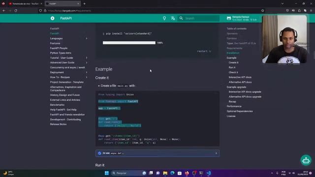 COMO FAZER UMA API COM O FASTAPI ? É MUITO FÁCIL смотреть онлайн
