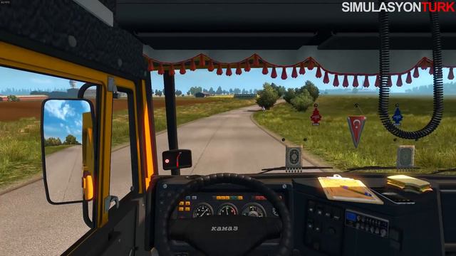 Euro Truck Simulator 2 - KAMAZ Hafriyat Kamyonu (Rusya Haritası)
