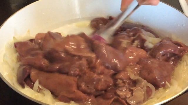 Печень куриная в сметане смотреть онлайн
