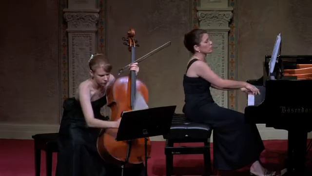 Brahms Cello Sonata in E minor, 1st mov. part 1 - Anna Litvinenko смотреть онлайн