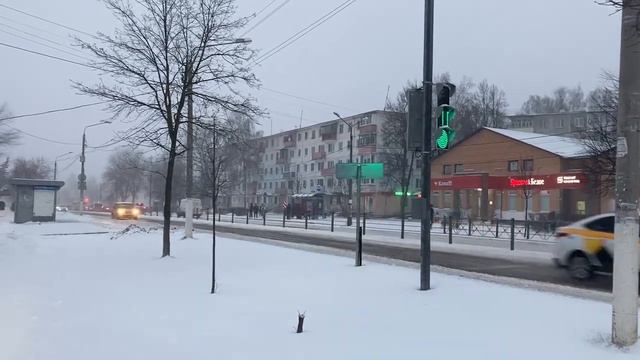 Егорьевск накрыл сильнейший снегопад смотреть онлайн