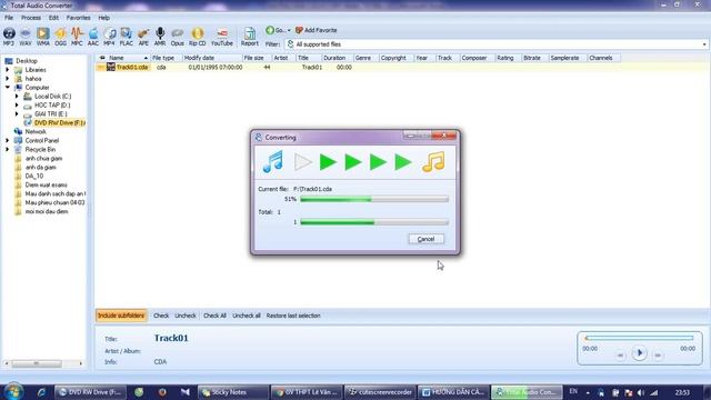 CHUYỂN ĐỔI ĐỊNH DẠNG CDA SANG MP3 - CONVERT CDA TO MP3 смотреть онлайн