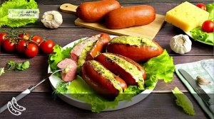 Сардельки «Оригинальные» ТМ «ЕРМОЛИНО». Обзор продукции. Рецепт приготовления сарделек на гриле.