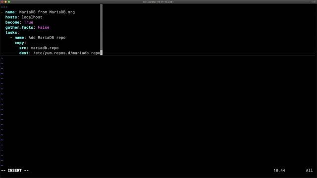 RHCE Have Ansible Automate the Install of MariaDB 10.4 смотреть онлайн