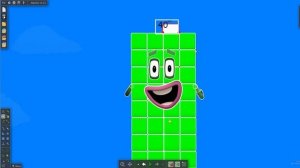 Numberblocks Puzzle Tetris Game ASMR SPACE - Numberblock vs Cars 3 | The Floor is LAVA by Algodoo