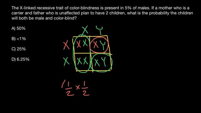 How to solve simple probability problems in genetics смотреть онлайн