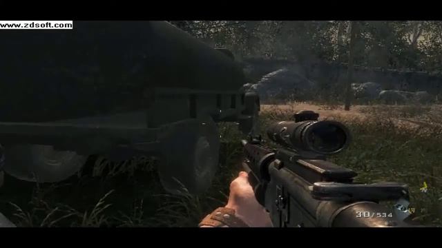 Call Of Duty Black Ops Gameplay PC 8800GT смотреть онлайн