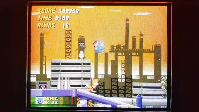 Sonic 2 Walkthrough Longplay (Sega Megadrive/Genesis) On CRT - Real Hardware