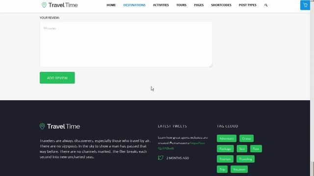 Travel Time - Tour, Hotel & Vacation Travel WordPress Theme - WordPress Download смотреть онлайн