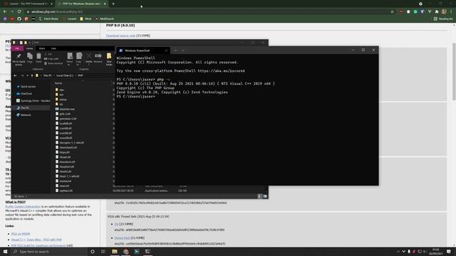 [Laravel] Installing Laravel 9, Composer and PHP 8 on Windows смотреть онлайн