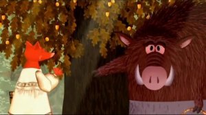 Гора самоцветов   Кот и Лиса The cat and the fox Русская сказка