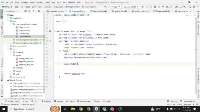 Shared Viewmodel | Pass data between fragments In Android Studio смотреть онлайн