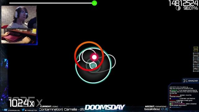 osu! - Camellia - d:for the DELTA [Contamination] - Played by Doomsday смотреть онлайн
