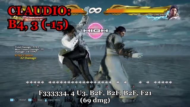 [Tekken 7] Lee - Claudio Punishes смотреть онлайн