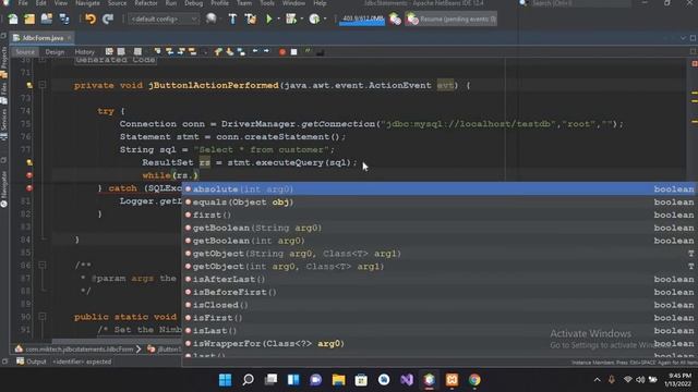 How to select records from database in java | how to retrieve data from database in java | JDBC смотреть онлайн