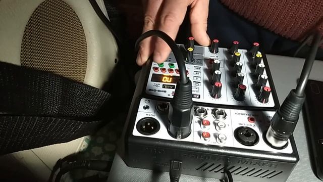 Микшерный пульт с 24 DSP эффектами BMG-Q4B. Микшер с Китая. Обзор эффектров и работа от Bluetooth