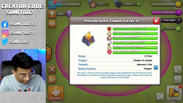 spell tower & monolith will change the game (Clash of Clans) смотреть онлайн