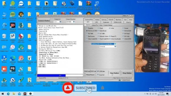All Nokia Mobile Security Code Unlock | Miracle Crack 2.82 |Nokia 1110 Security Code Reset