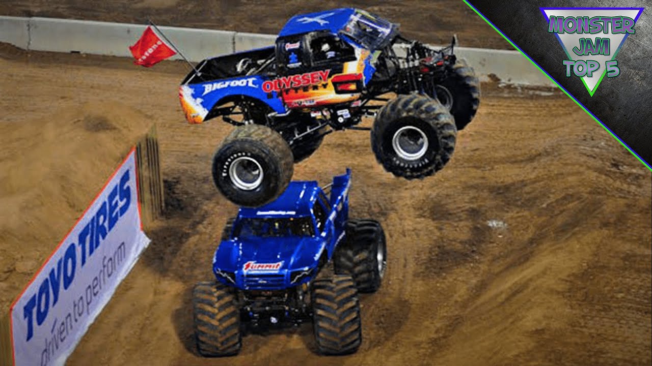 Monster Jam: 5 лучших уникальных гоночных трасс смотреть онлайн