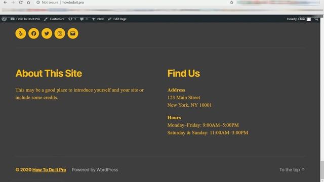 How to Change Footer Copyright Text and Remove "Powered by WordPress" 2020 смотреть онлайн