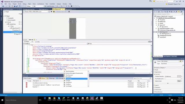 Windows 10 Universal Apps - Sliding Menu Tutorial in UWP смотреть онлайн